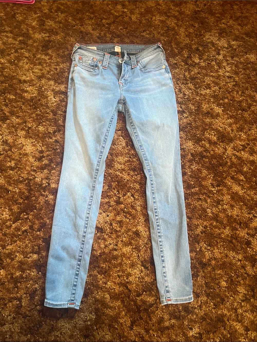 Y2K True Religion Women's Light Wash Skinny Jeans
